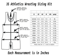 3S Athletics - U2 Upstate Uprising Wrestling Singlet - National Team Blue